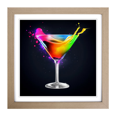 Cocktail Liquify - Framed Print