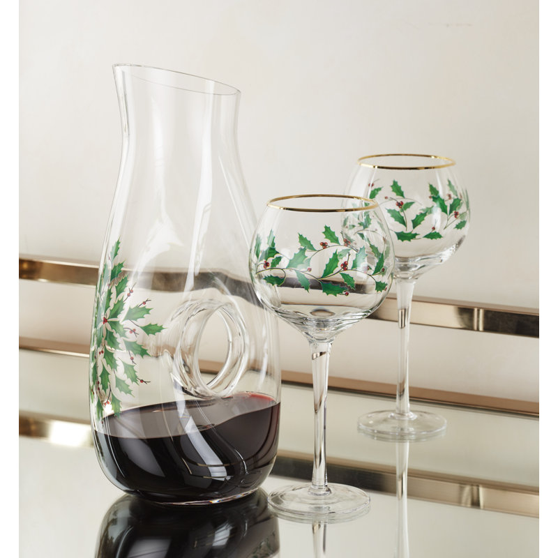 Holiday Pierced Decanter