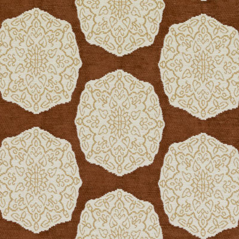 Exclusive Prints and Wovens Cotton Blend Fabric, Cayenne