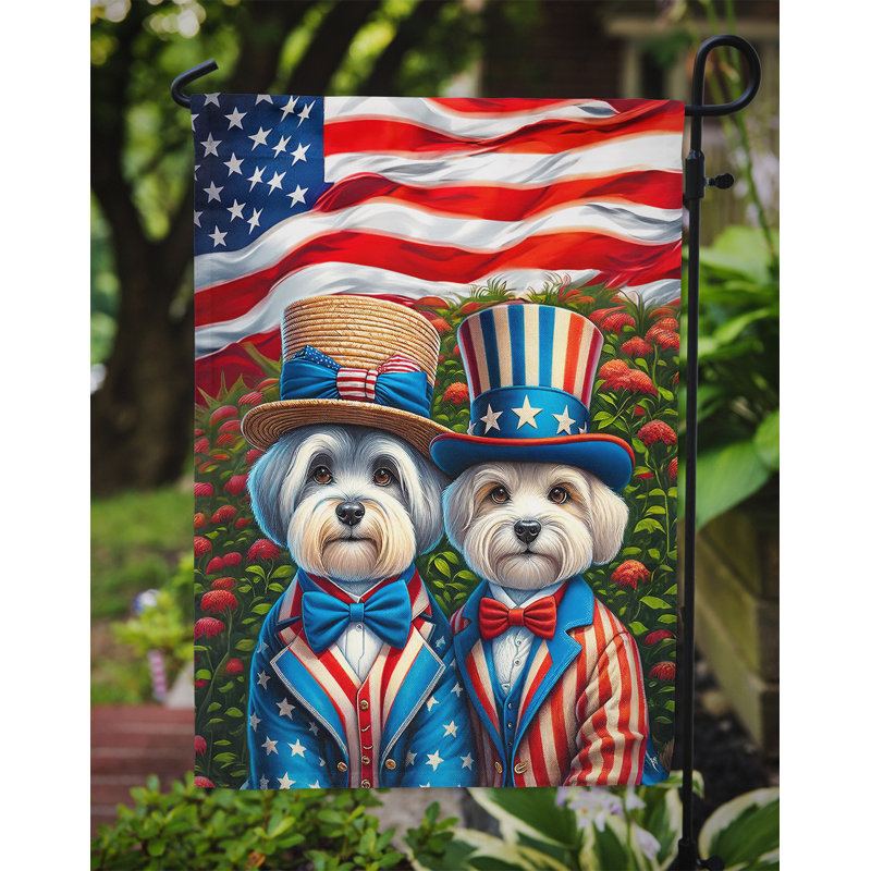 Drapeau All American Garden, Terrier Dandie Dinmont