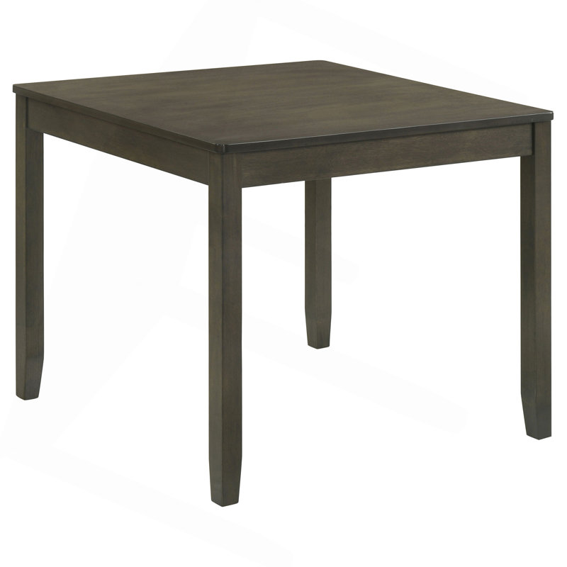 Ensemble de salle à manger en bois, Gris anthracite