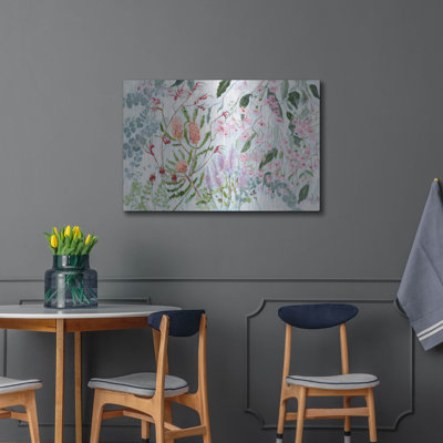 Luxe Metal Art 'Banksias In Bloom' by Meredith Howse Metal Wall Art, 36" x 24"