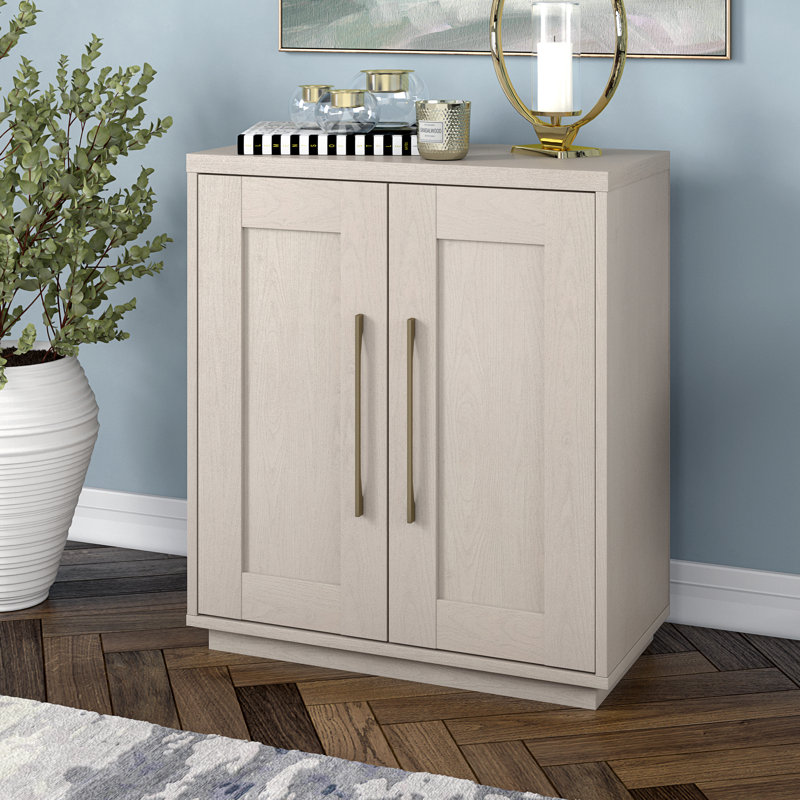 Tillman 2 - Door Standard Accent Cabinet, Alder White