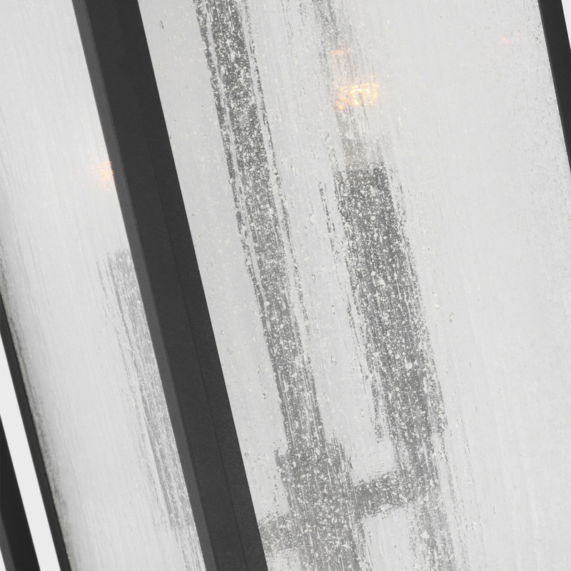 Audley Large Lantern from Generation Lighting , Seeded, Textured Black