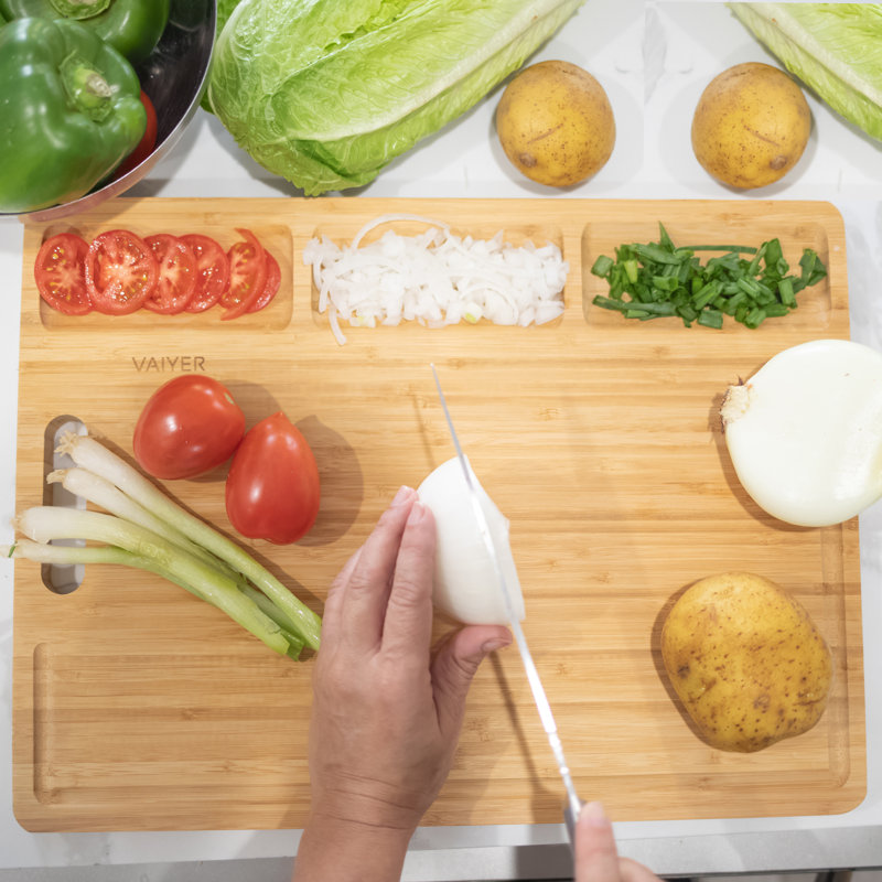 Vaiyer Bamboo Cutting Board
