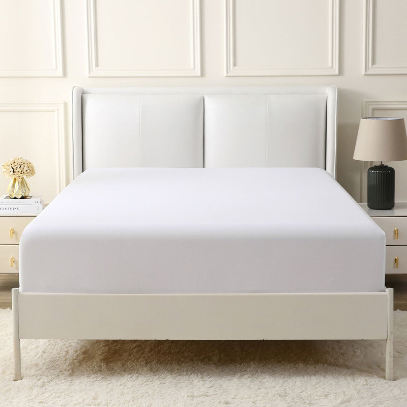 Drap-housse de taille simple, Blanc