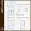 Ensemble de meuble-lavabo simple l 24 po Radstock-349839609