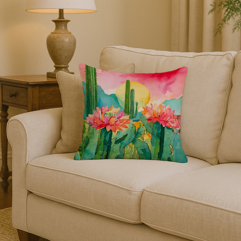 Coussin Arizona Saguaro, Carré 14 po