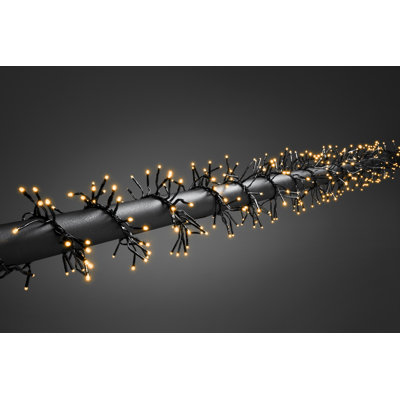LED Cluster Light Set - Outdoor, Multi-Function, Black Cable