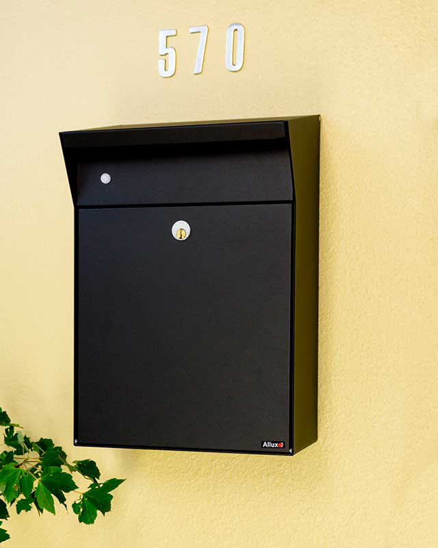 Allux Locking Wall Mounted Mailbox