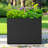 Large Rectangular Planter - Metal Rectangular Planter Box with Drainage Holes for Indoor and Outdoor Use-743315942-743315943