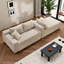 Canapé modulaire moderne avec méridienne en L, assise profonde, aucun assemblage requis-1863393625-1863393637