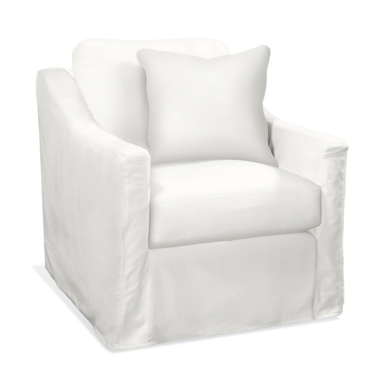 Fauteuil pivotant 33 po de large Oliver, Ivoire Elite; 0321-91