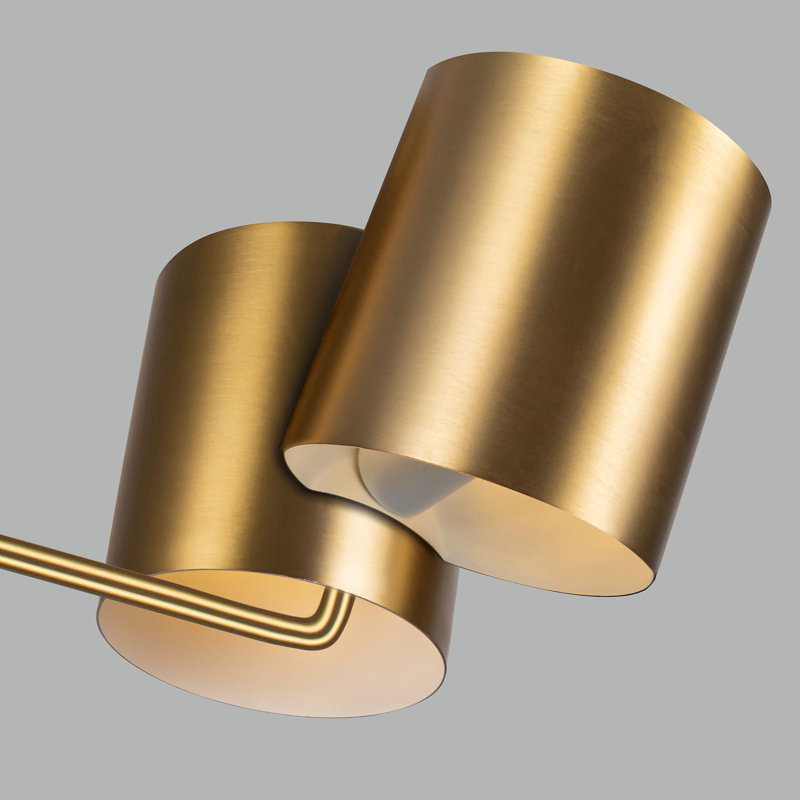 Keiko 6 - Light Chandelier, Brushed Gold