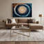 «Space Sombrero Galaxy Gray», art mural sur toile-1112357643