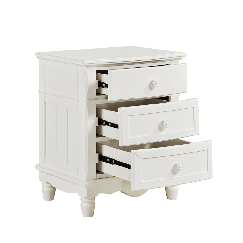 Table de chevet polyvalente 3 tiroirs