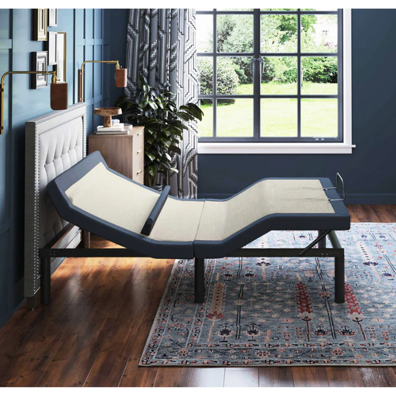 Os65 Adjustable King Bed With Head/foot Tilt And Lumbar Alignment Option Control Feature, King