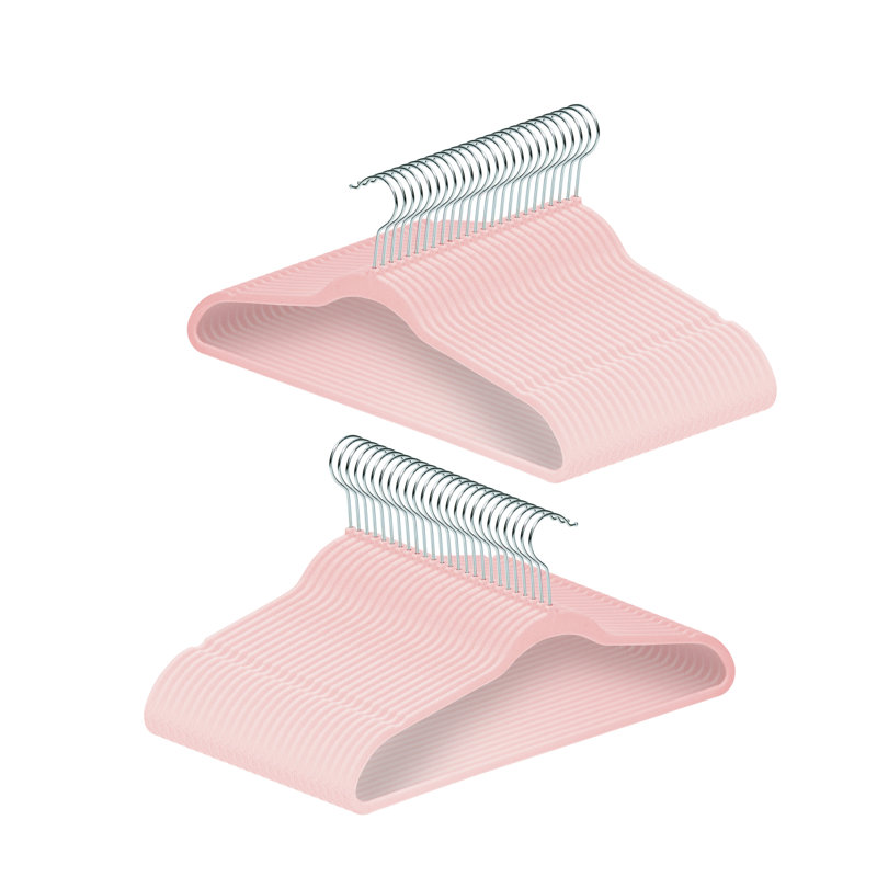 Non-Slip Standard Hanger, Pink