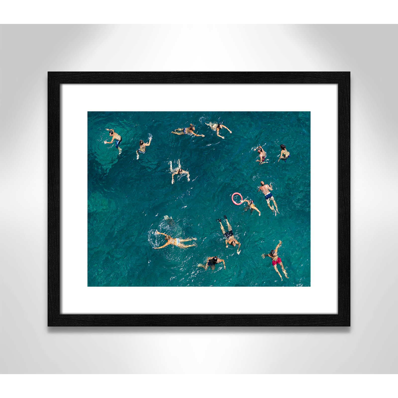 Tonti - Photograph Print, Black Wood Framed Paper, 16" H x 19" W x 0.75" D