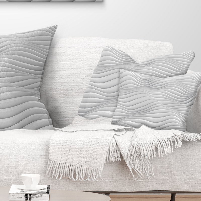 Coussin lombaire à ondulations fractales 3d ondulations