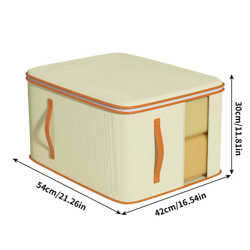 Quilt Storage Bags Moving Packing Bags, Large Clothes Storage Bins Portable Storage Containers with Reinforced Handles for Blanket, Comforter, Bedding