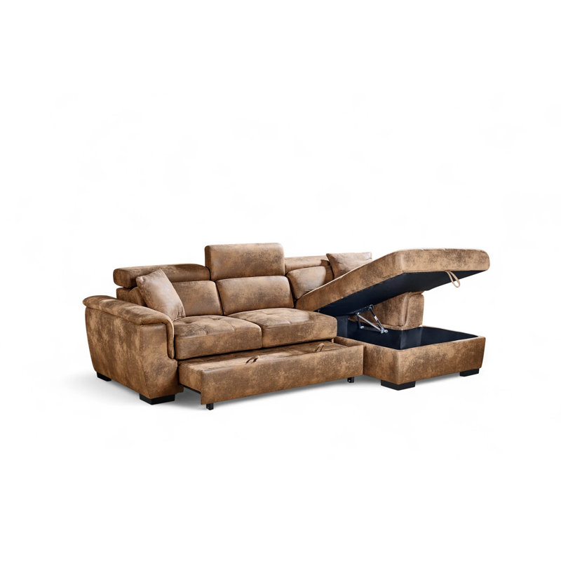 3 Seater Sofa Bed, Right Hand Facing