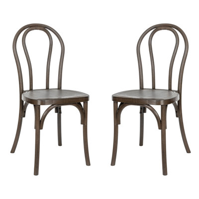 Statice Indoor And Outdoor Commercial Grade Wood Look Resin Thonet Style Chair by Lark Manor