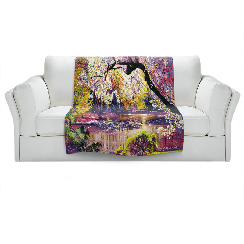 Hand Woven Throw Blanket, 68" x 80"