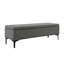 Banc de rangement rembourré 100% polyester Aquanette-734558942-734558940