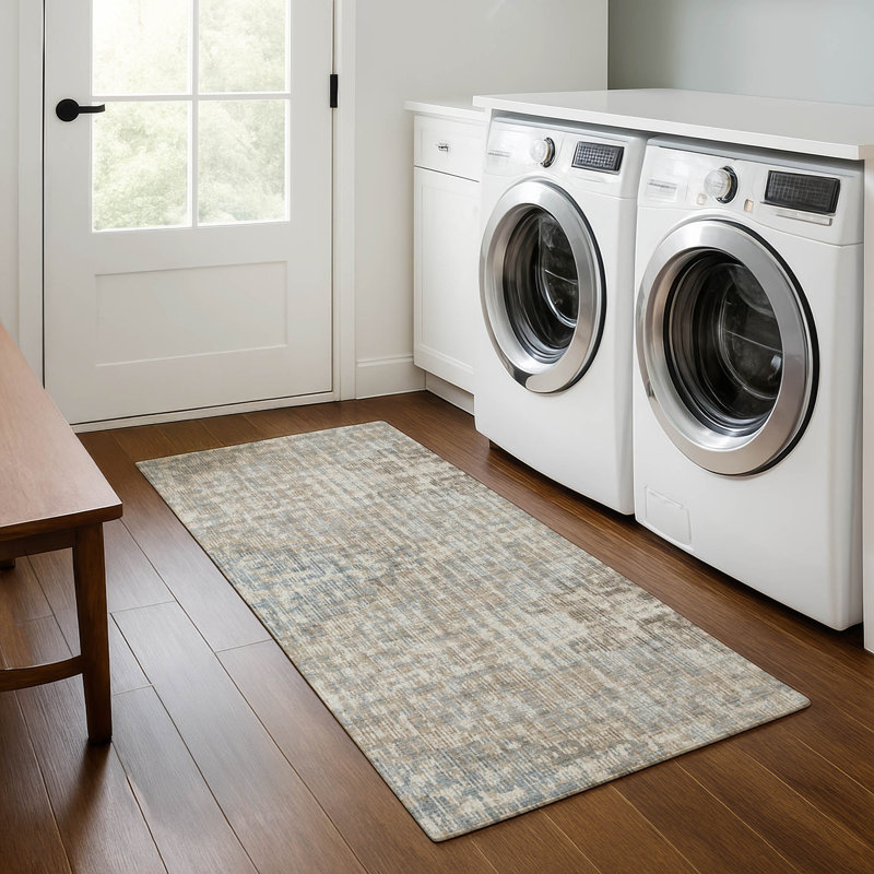 Premium Machine Washable Ariel Geometric Rug, Runner 2'3" x 7'6"