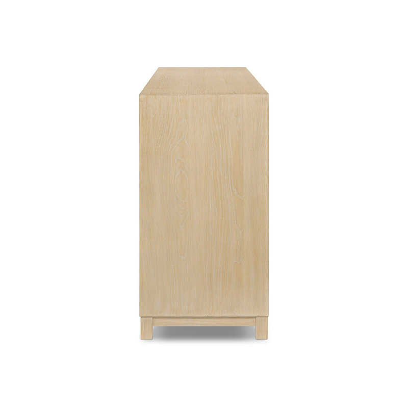Millie 6 - Drawer Dresser, Light Bleach Oak