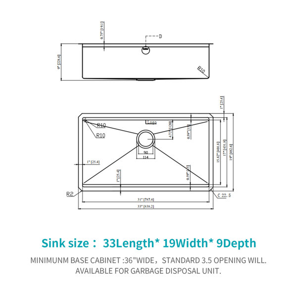 Dimensions du produit