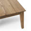 Table basse d'extérieur en bois d'acacia