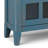 Acadian 36"W Solid Wood 2-Shelf Entryway Storage Cabinet with Glass Doors and 2 Drawers-2021736297