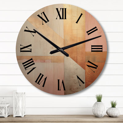 Horloge murale en bois massif Powersville