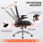 Ergonomic Mesh Office Chair with adjustable armrests for front, back, left, and right，Adjustable Height & Lumbar Support - Breathable Task Chair-1694287003