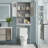Over The Toilet Storage Cabinet with Magnetic Doors and Adjustable Shelf-1511486520