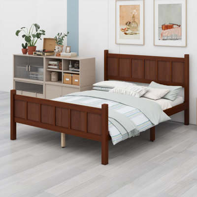 Structure de lit minimaliste de style Shaker