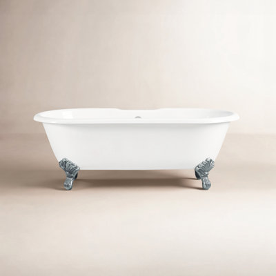 Kristin 68" Soaking Cast Iron Bathtub