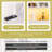 LED Coffee Bar Cabinet with Storage and Glass Holder