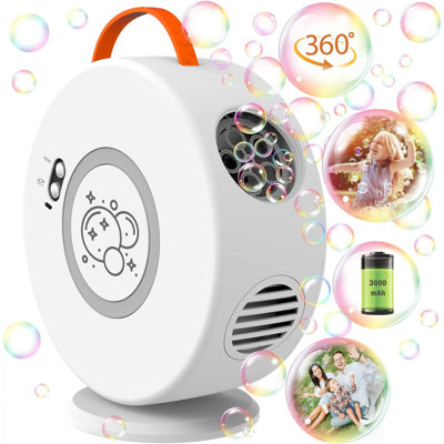 Bubble Machine Automatic Bubble Blower For Kids Toddlers Rechargeable Battery Portable Bubble Maker Electric Bubble Machine Auto Rotating 90Â°/360Â° O -  CG INTERNATIONAL TRADING, a470