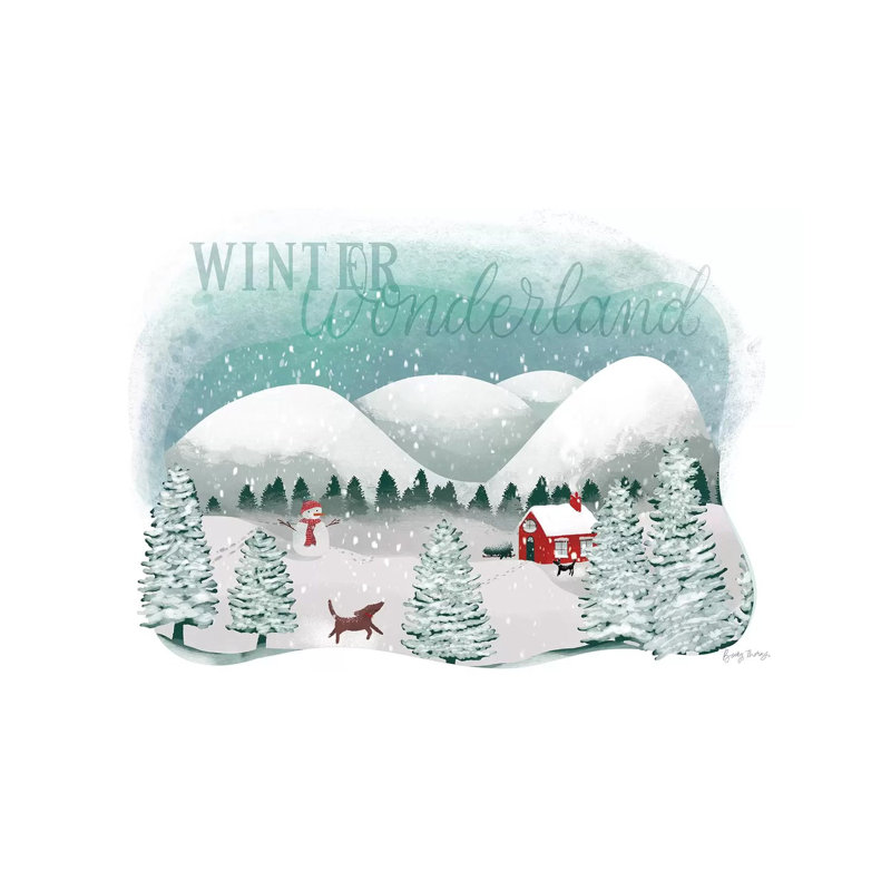 Winter Wonderland I by Becky Thorns - Wrapped Canvas Print, 101.6 cm H x 66.04 cm W x 1.91 cm D