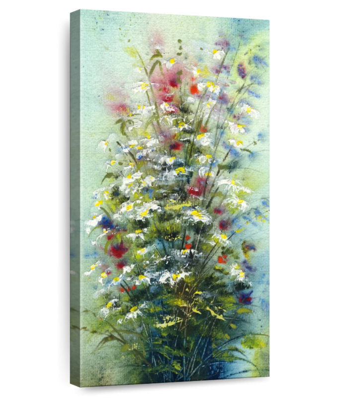 Fleurs de prairie sauvage, H 24 po x l 12 po