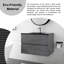 Ensemble de meuble-lavabo mural simple 30 po