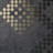 Honeycomb Dots Black Bronze Metallic Square Ornaments Wallpaper Roll