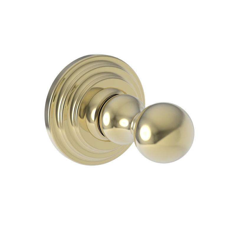 Astor Single Robe Hook, French Gold (PVD)
