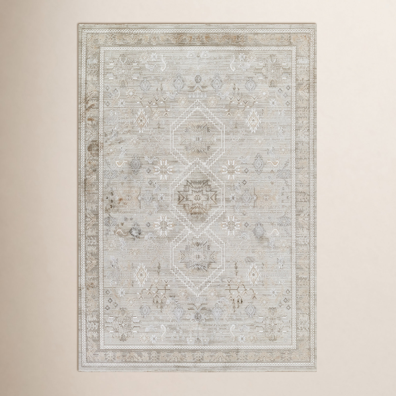 Westwood Gray Oriental Rug, Rectangle 8'10" x 12'7"