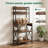 Kitchen Bakers Rack with Reversible Power Outlet,Microwave Stand