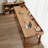 Solid Pine Wood Desk with 3 Drawers - Enclosed Edge Design-1107983334