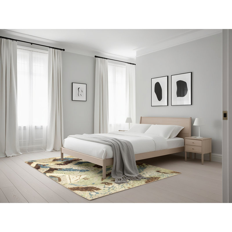 Tapis abstrait moderne 2545, Rectangle 5 pi x 7 pi
